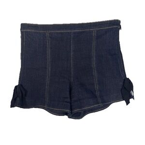 Cinq A Sept Denim Shorts With Bows On Sides Size 6